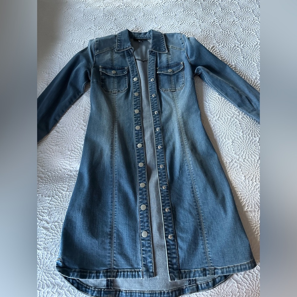 INC women denim dress / size 4